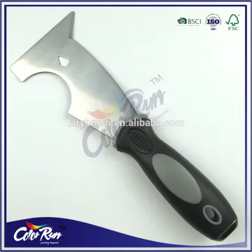 ColorRun hot sale Mirror Polishing rubber Plastic Handle scraper putty knife