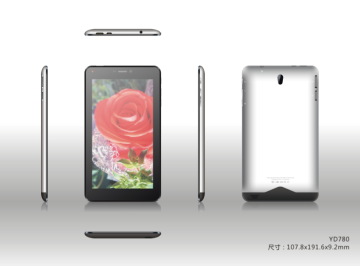 Quad-core  7" Google Android Tablet PC with 2G/3G Call