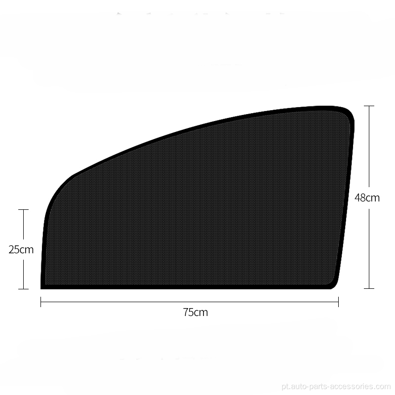 Tamanho ajustável ímã estático Cling Vinil Carshade