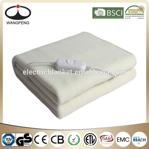 UK Polar Fleece Electric Heating Blanket