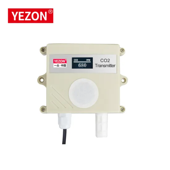 Industrial LED Display CO2 Concentration Monitoring Detector with 420mA Gas Sensor for Aquaculture