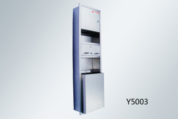 Tissue Closet With Liquid Soap Dispenser & Garbage Bin (Y5003)