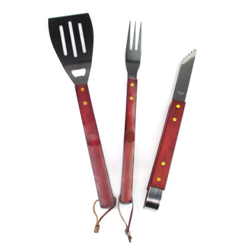 3pcs stainless steel bbq grill tool set