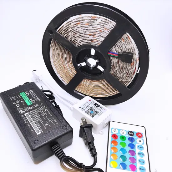 RGBW 5050 LED Strip Light Kit - Waterproof, WiFi, Bluetooth, App Control, Music Sync, Voice Control