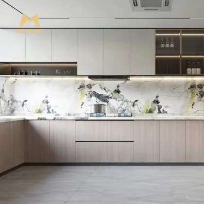 High End American Oak Shaker Style Kitchen Cabinets