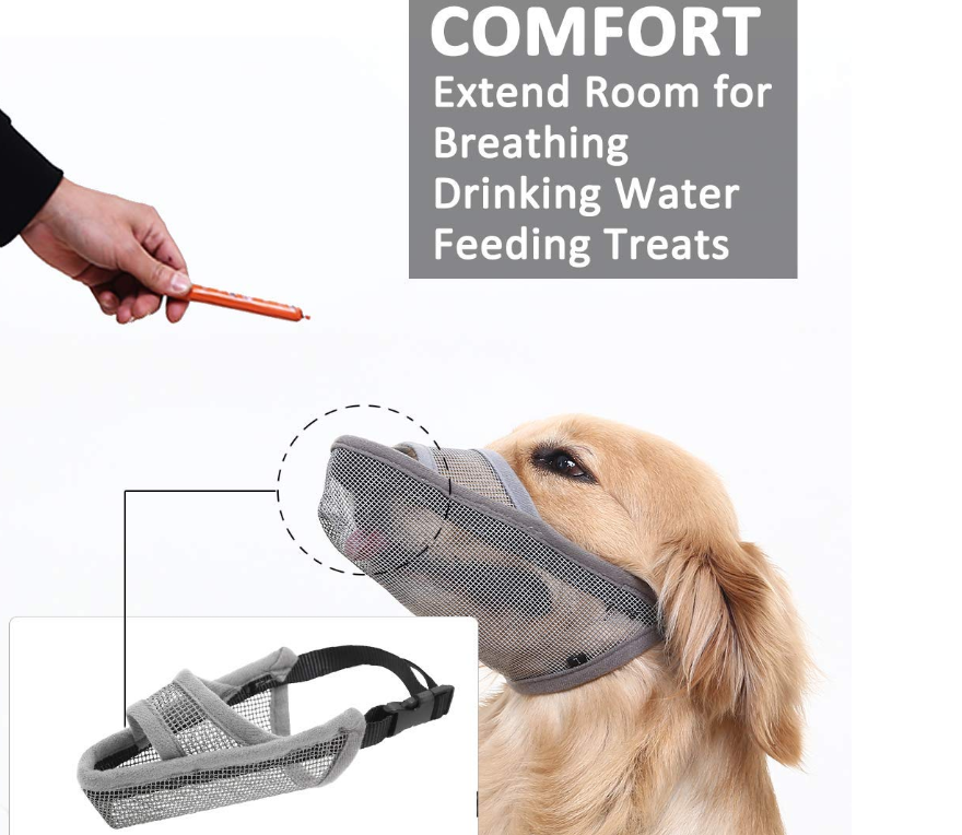 Air Mesh Breathable Dog Muzzle