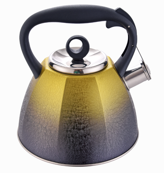 Ergonomic handle tea kettle with quick heating