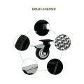 Hochleistungs -Doppel -Lager -Industrie -Fixe PU Caster