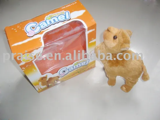 plush toy-running camel toy
