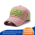 Topi Bisbol Bordir Tambalan Retro yang Dicuci