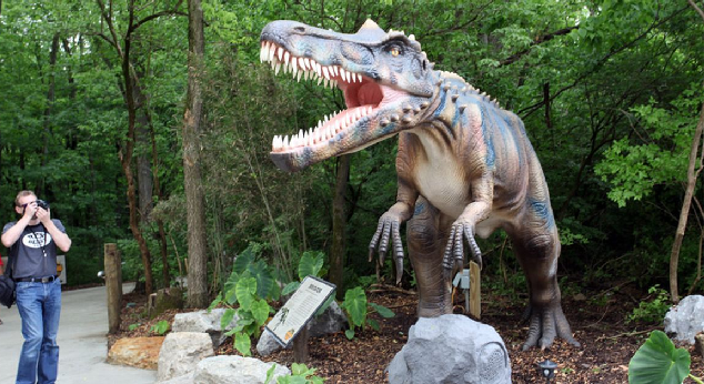 life size t rex statue