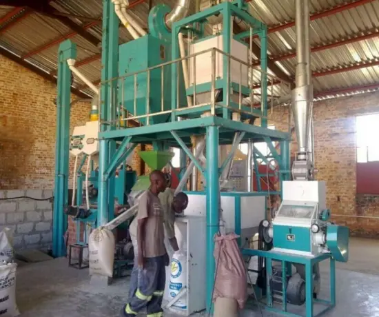 10 TPD low cost maize milling plant