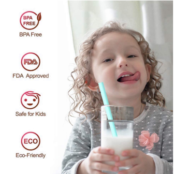BPA бесплатный силиконовый соломинок