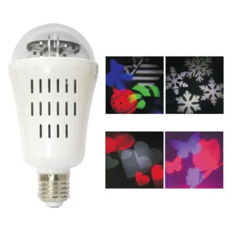 Talent CH-WTD OEM E27 RGB Crystal Ball Rotating bulb LED lamp christmas lights