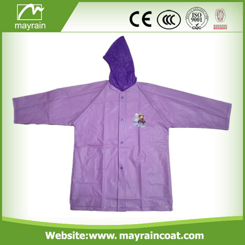 Bright Color PVC School Raincoat