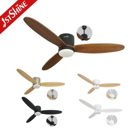 Modern LED Ceiling Fan with 3-Color Lighting