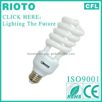 High Quality T4 12mm 35W  Energy Saving Lamp Half Spiral CFL Lamp
