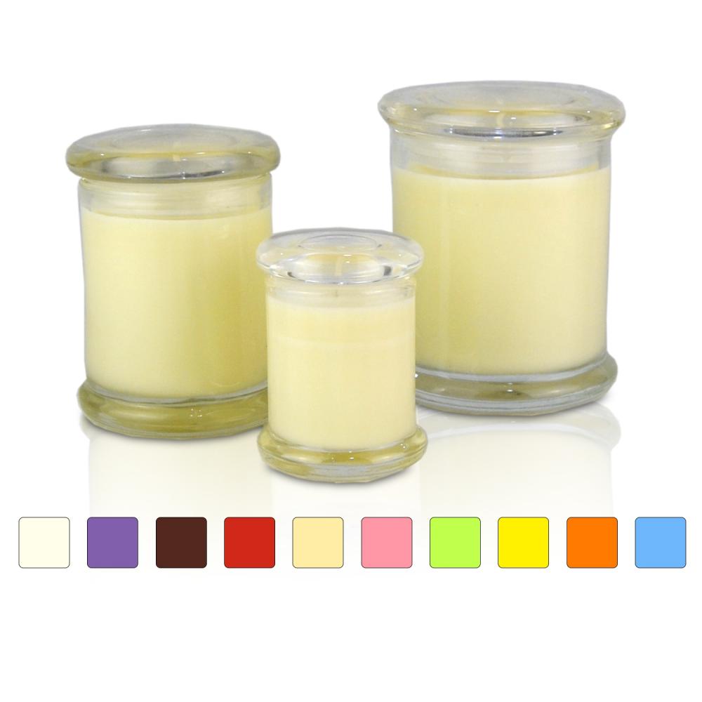 Velas de cristal perfumadas Funky multicolores de la venta caliente