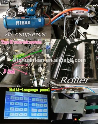 weifang offset machine price of DM347LIINP-3PY mini offset printers machine for sale