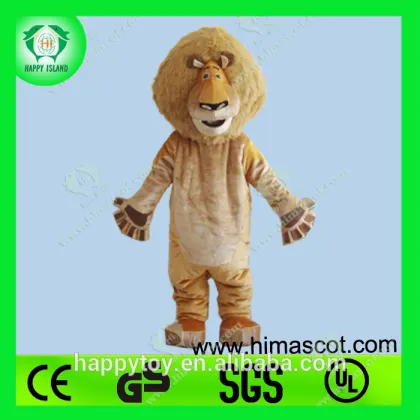 Alex Madagascar cartoon character mascot costume