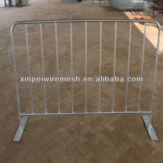 Outdoor Safety Retractable Galvanized Tubular Fence