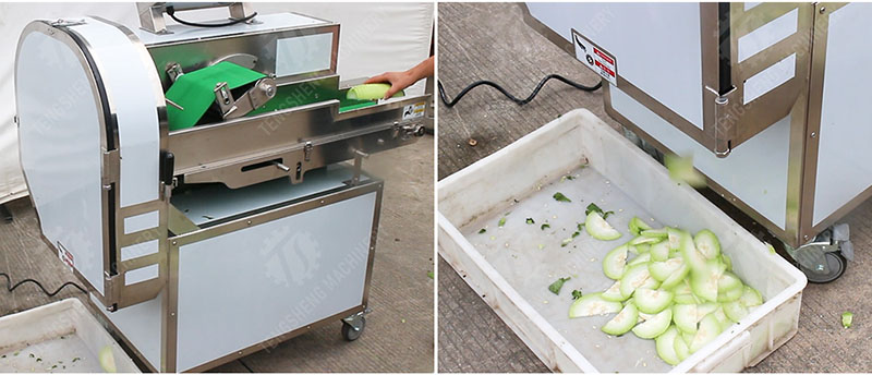 industrial vegetable cutting machine