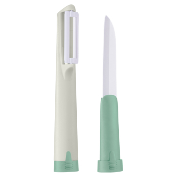 Middia Kitchen Gadget: портативный нож керамического овощи 2-в-1