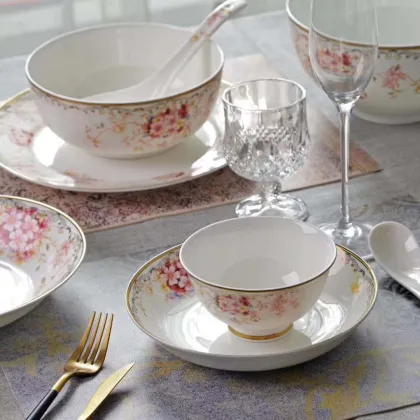 Wholesale European Style Stoneware Brands Ceramic Dinnerware