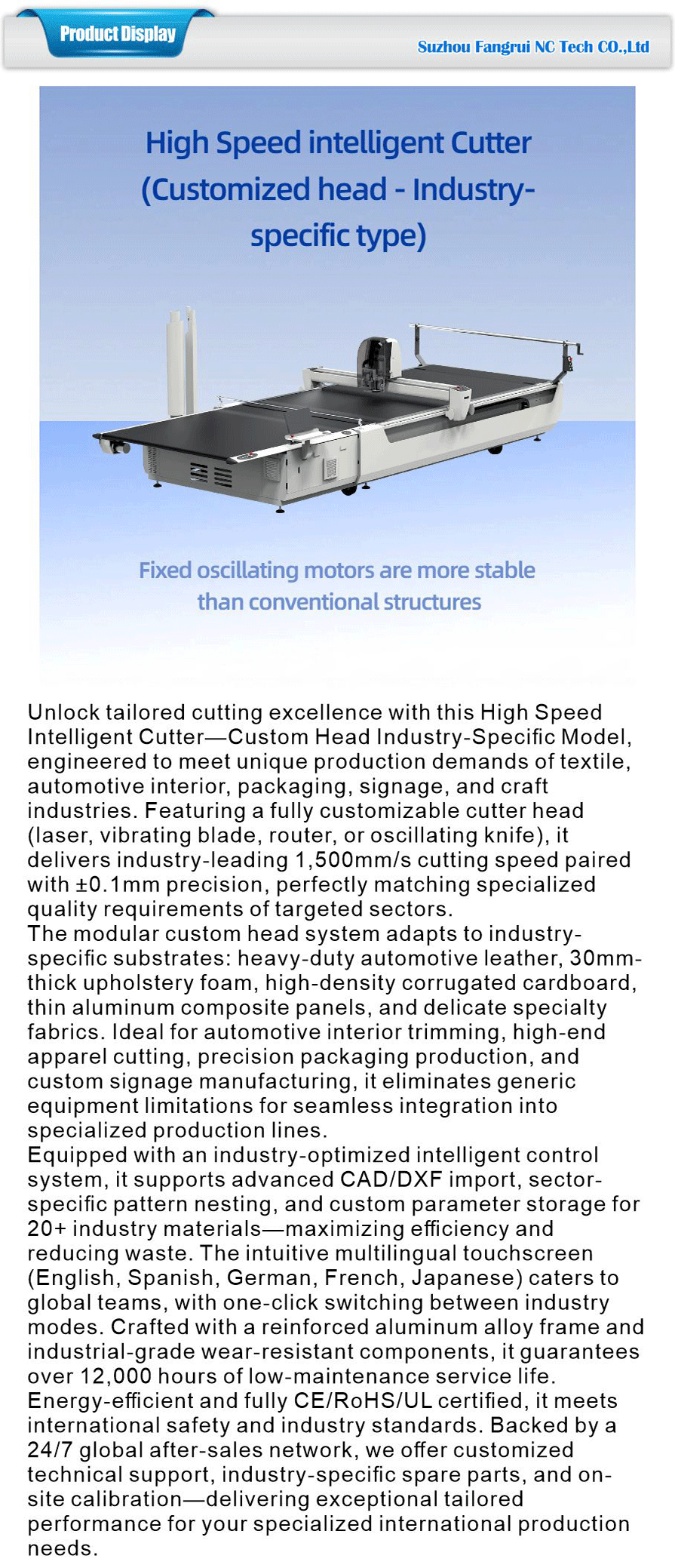 High-speed Cutting Machine -xiangqing1-FR066