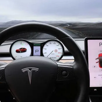 Linux OS Digital Dashboard Panel for Tesla Model 3 & Y