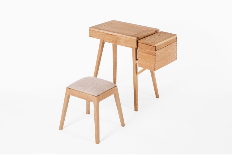 Wooden Dresser And Stool