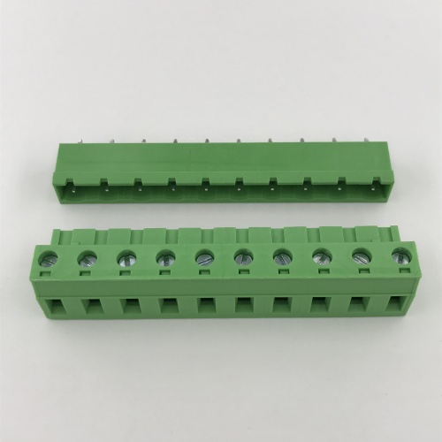 10-poliger Steckverbinder steckbarer Klemmenblock mit 7,62 Rastermaß