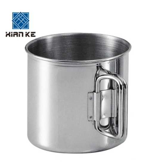 Enjoy outdoor life easily, the 14 oz stainless steel camping mug takes you into nature!