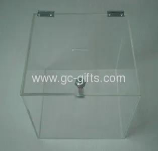 Lockable Clear Acrylic Ballot Boxes 