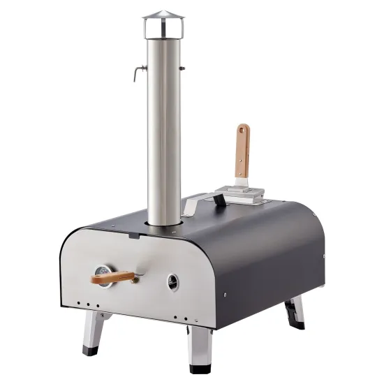 Stainless Steel Portable Mini Wood Pellet Pizza Oven for Outdoor