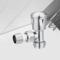 All-Copper Chrome-Plated Angle Radiator Valve