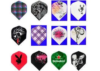 PET Custom Dart Flights , Dart Flight With Customer Logo Or