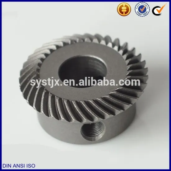 China factory CNC machine steel pressure angle 15 degree bevel gear