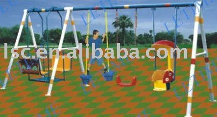 outdoor hanging swing set