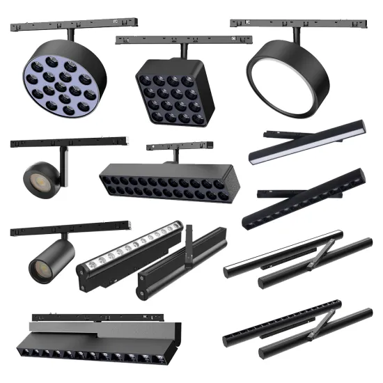 Modern Commercial LED Lighting: LED Magnetic Projection Grille Light for Living Room Decoration (11mm Linear Magnetic Track Light)