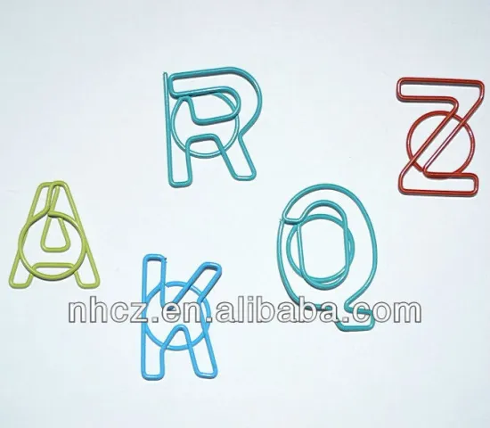 letter of ARKQZ shape spring clip
