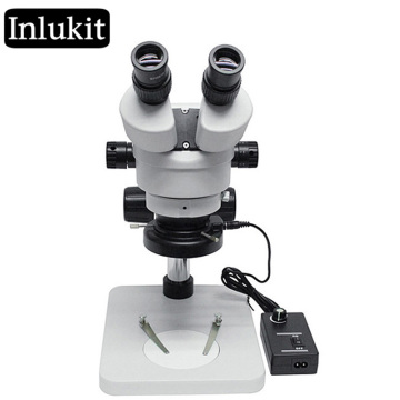 Microscopio stereo binoculare ad alto ingrandimento per l'ispezione e la produzione dell'industria dei gioielli