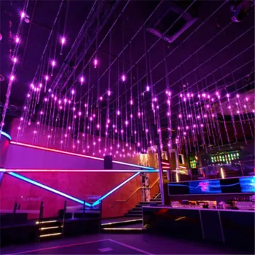 2017 led meteor light with music control