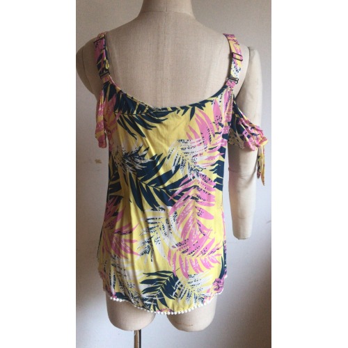 stripe Colorful Printed Women New Ladies Blouse