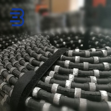 Serras de fio diamantado para corte de mármore de granito de pedra