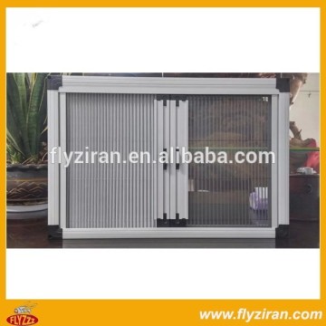Plisse insect screen blind with PP mesh and Sunshade blinds