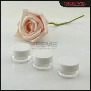 5g 10g small plastic cosmetic jar cosmetic face cream jars mini plastic jar