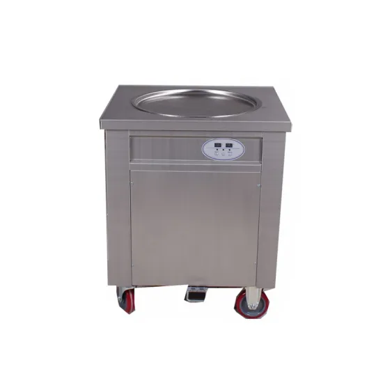 50L/H Double Square Pan Fry Ice Cream Roll Machine with 5 Barrels - Wholesale Price