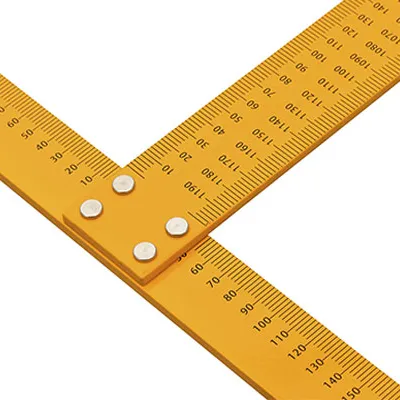 High-Quality Customizable Accuracy Measuring Tools: Heavy Duty Aluminum Drywall T-Square Scale Ruler