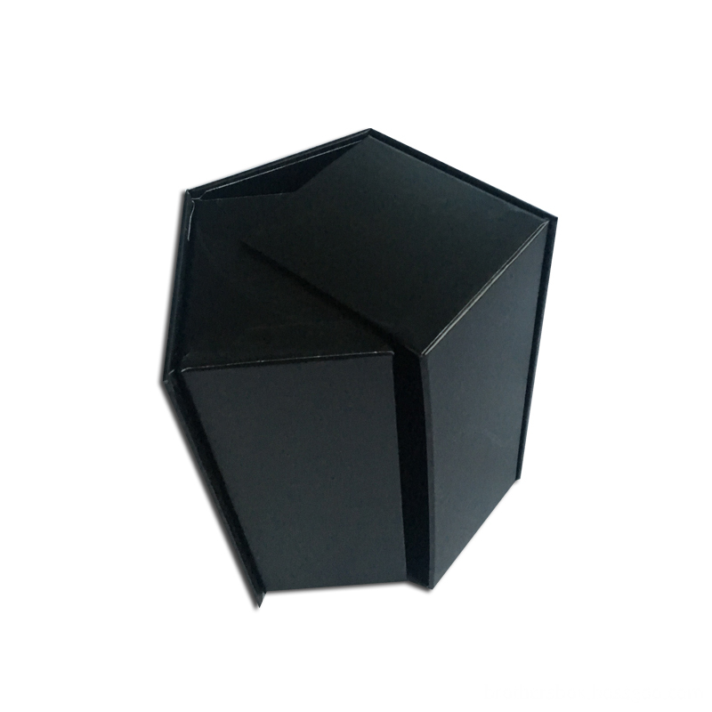 Printed Luxury Custom Black Craft Paper Box Packaging